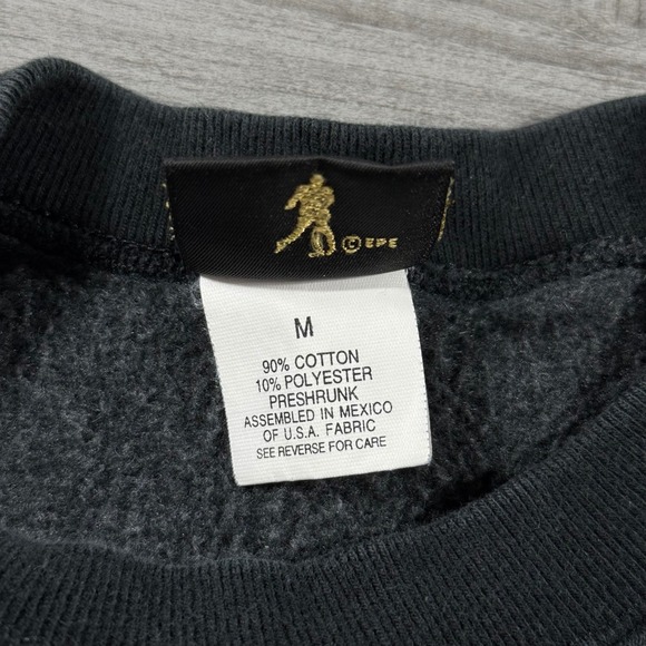 Elvis Presley Graceland Sweatshirt Mens Medium Black Thank You Very Much Vintage - Picture 5 of 6